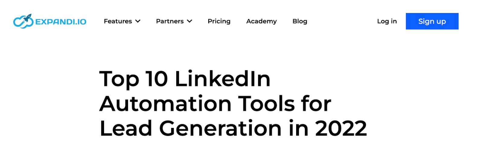 Quoleady's client blog topic: Top 10 automationn tools for lead generation in 2022