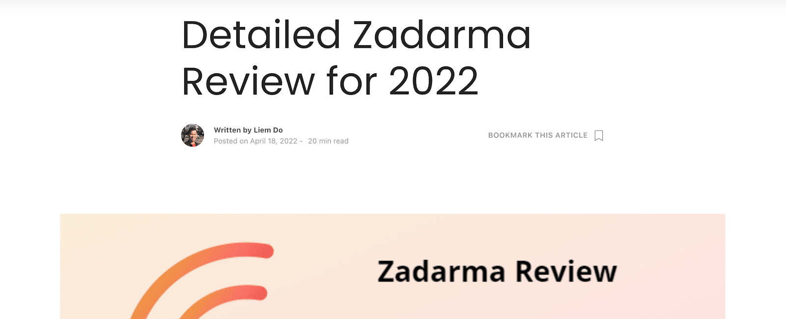Quoleady's client blog topic: Detailed Zadarma review for 2022