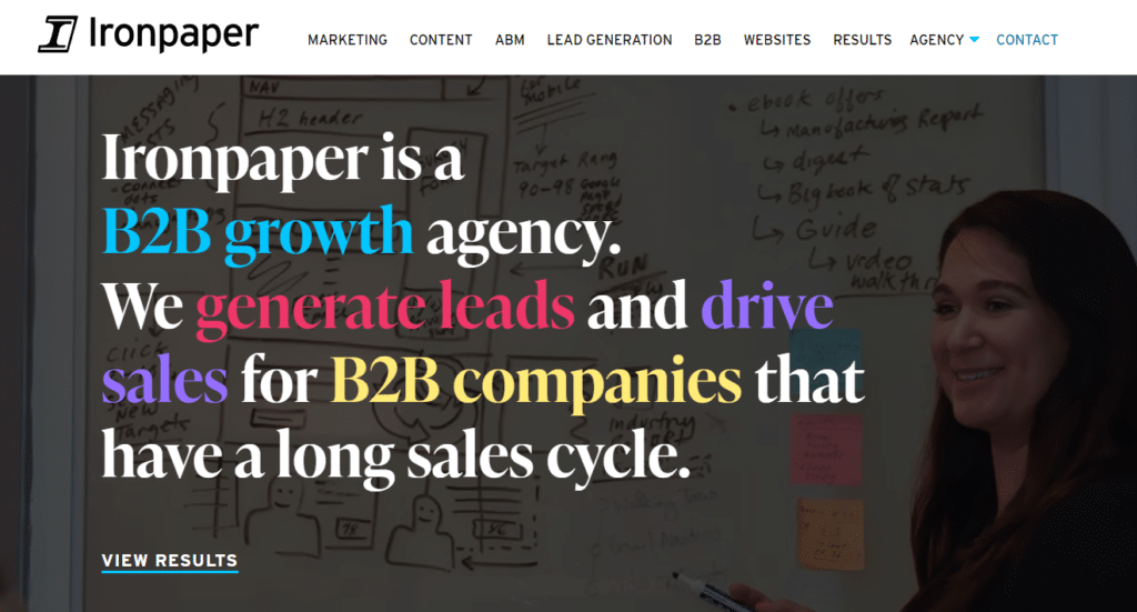 Ironpaper content marketing agency