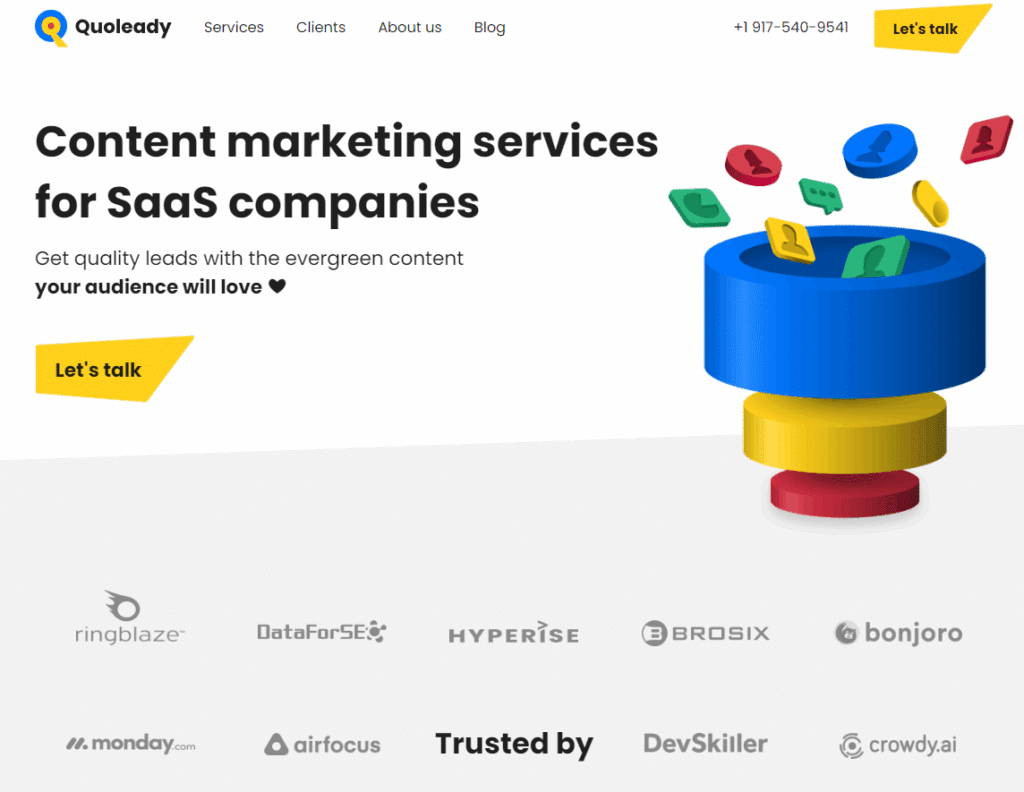 Quoleady content marketing agency