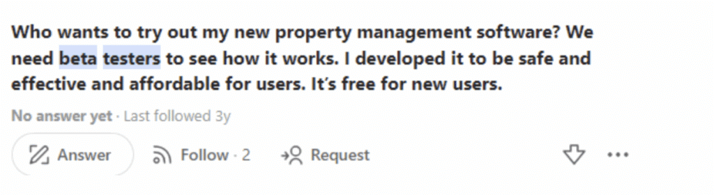 how to find beta testers on Quora