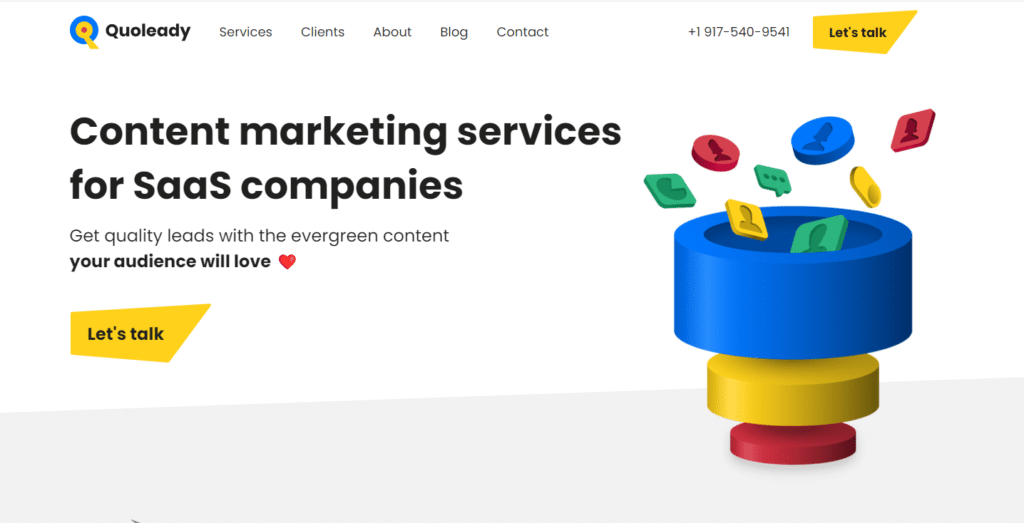 SaaS SEO services: Quoleady