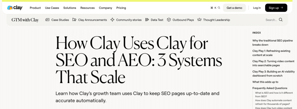 PLC example from Clay