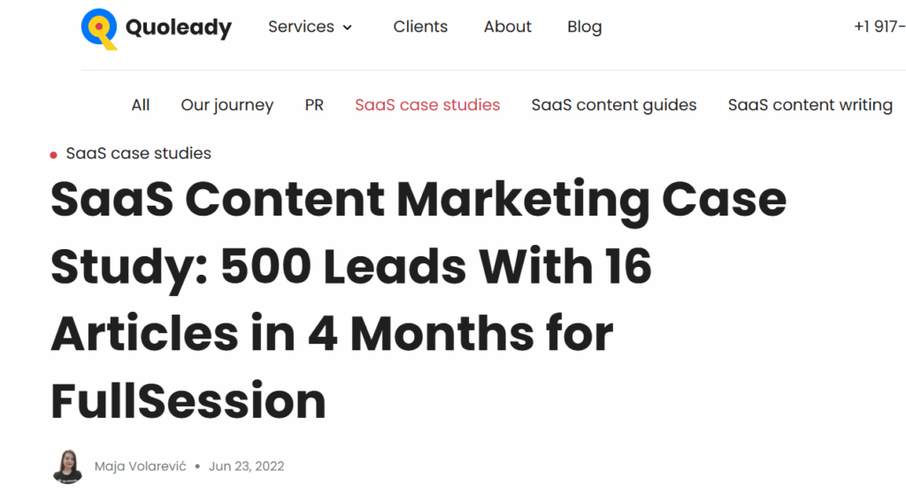 publish case studies