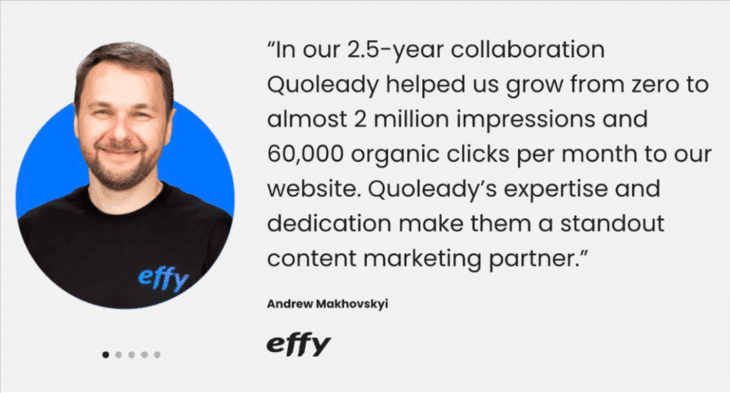 Effy Testimonial