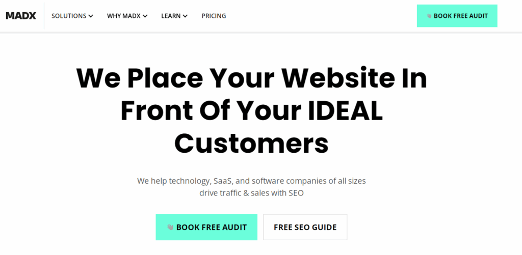 MADX SaaS SEO agency