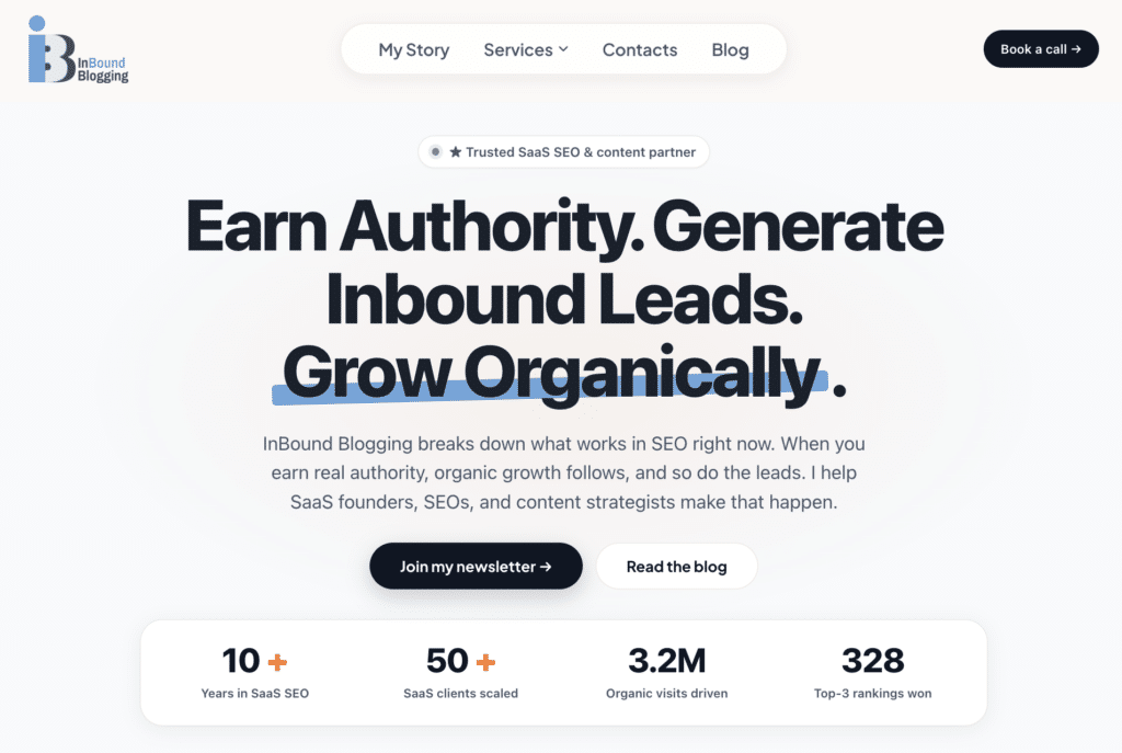 Inbound Blogging SEO consulting agency