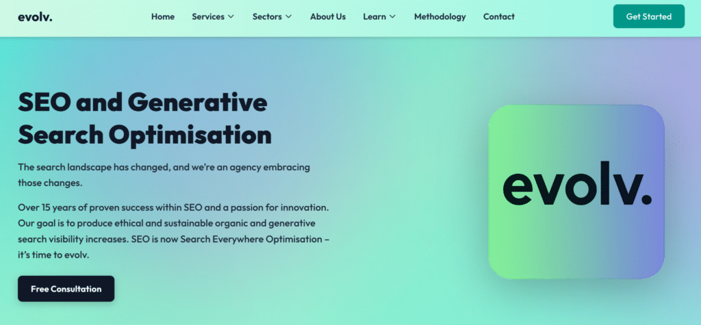 Evolv is a B2B-focused SEO and content-led growth agency