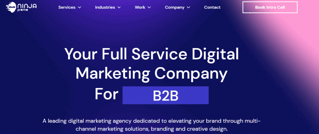 NinjaPromo full-service digital marketing agency, best inbound marketing companies
