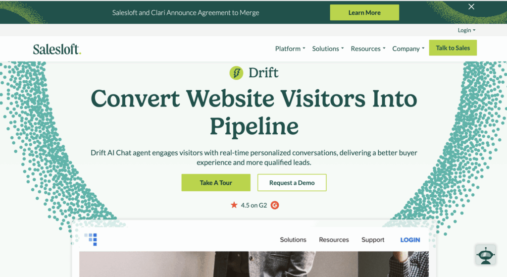 Drift (for customer engagement)