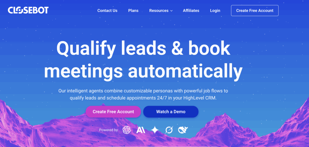 CloseBot (chatbot for sales and support)