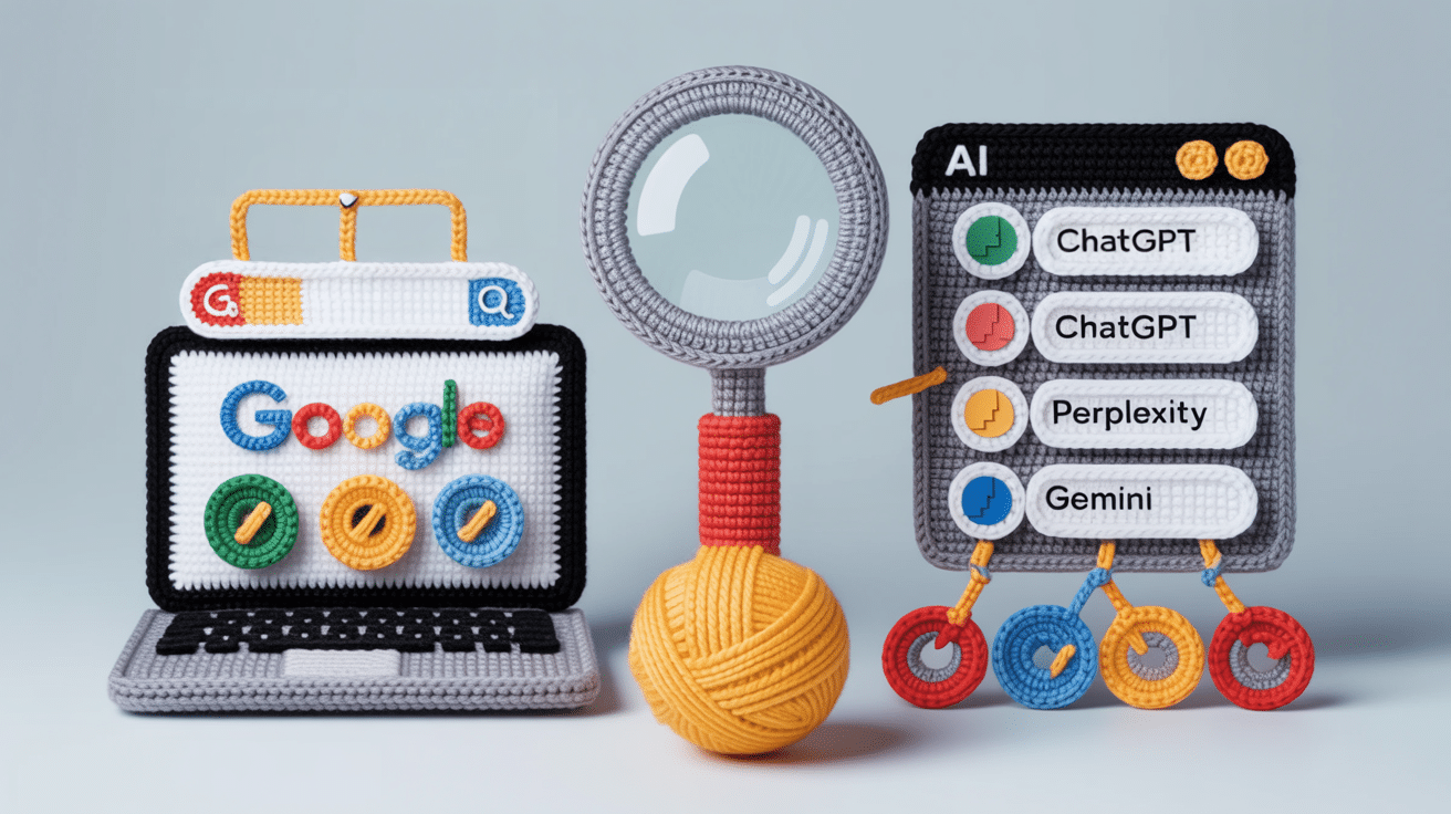 Diagram comparing SEO and GEO.