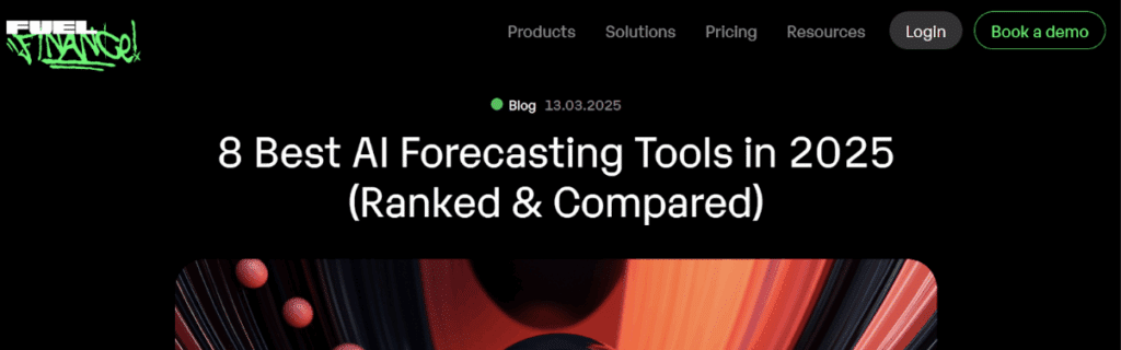 Page: 8 Best AI Forecasting Tools in 2025 (Ranked & Compared)