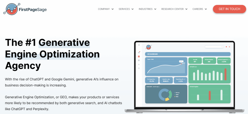 FirstPage Sage Agency homepage