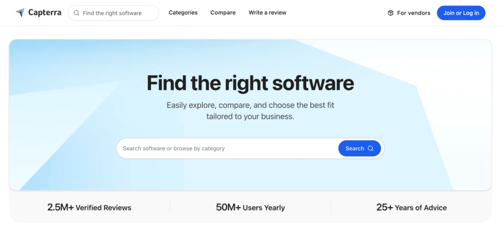 capterra website